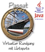Passat 360 - Ein virtueller Rundgang mit Hotspots