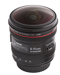 Canon EF 8-15/4 L USM ohne Sonnenblende