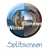 Sommer Winter Panorama