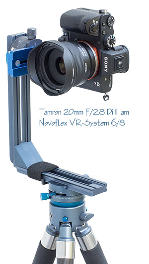 Tamron 20mm F/2.8 Di III am Novoflex VR-System 6/8