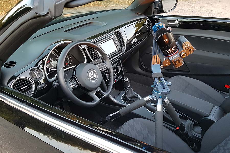 Making of VW Beetle Cabriolet Interieur Panorama: Die Ausr&uuml;stung