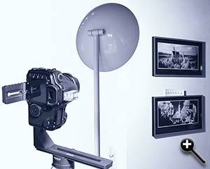 Testaufbau mit Novoflex VR-System 6/8