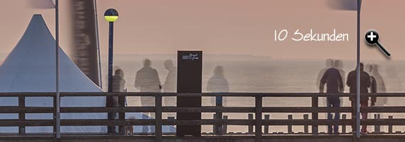 Bewegung im Bild bei einer Langzeitbelichtung