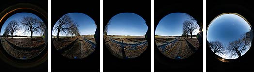Einzelbilder vom Sigma Fisheye