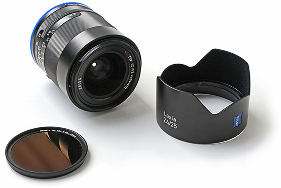Loxia 2,4/25 mit Haida ND Filter NanoPro 52mm
