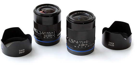 Zeiss Loxia 2.8/21 und Zeiss Loxia 2.4/25 im Vergleich