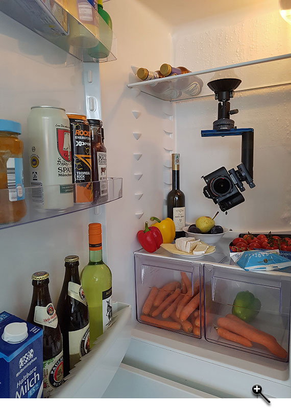 Kühlschrank Panorama Making of