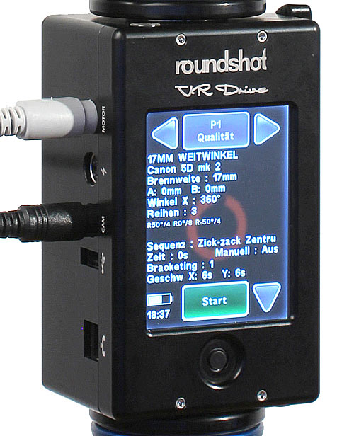 Seitz Roundshot VR Drive Touchscreen