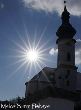 Sonnenstern beim Meike 8mm Fisheye