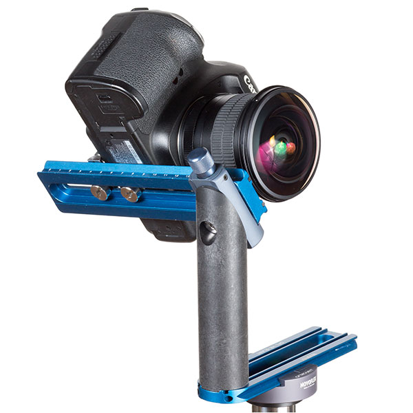 Meike 8 mm f/3,5 Fisheye am Novoflex VR-System Slant mit Canon Vollformatkamera