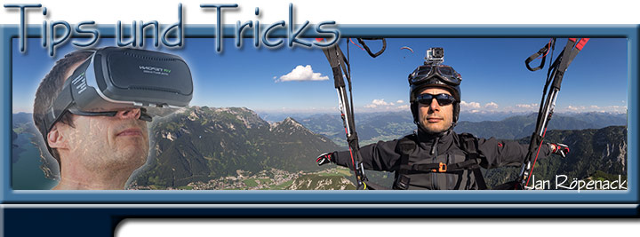 Panorama mit VR-Headset