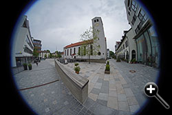 Ergebnis Walimex 2,8/8mm Fisheye Pro II an Sony A7R, Gegenlichtblende entfernt